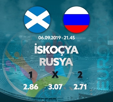 İskoçya Rusya maçı canlı bahis