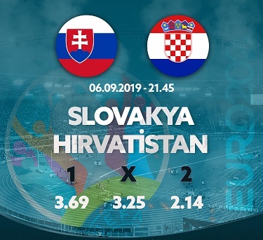 Slovakya Hırvatistan maçı canlı bahis