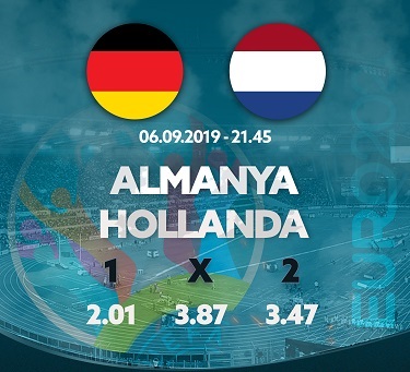 Almanya Hollanda maçı canlı bahis