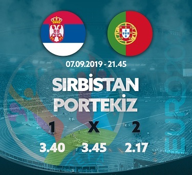 Sırbistan Portekiz maçı canlı bahis