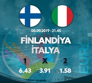 Finlandiya İtalya maçı canlı bahis