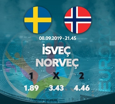 İsveç Norveç maçı canlı bahis